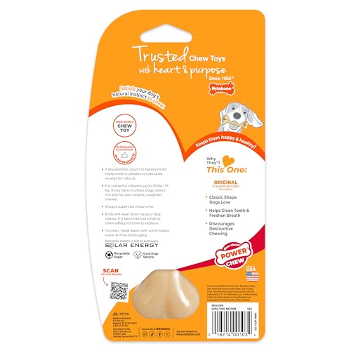 Nylabone Power Chew Os Original, produit sûr et de qualité fabriqué aux États‑Unis.