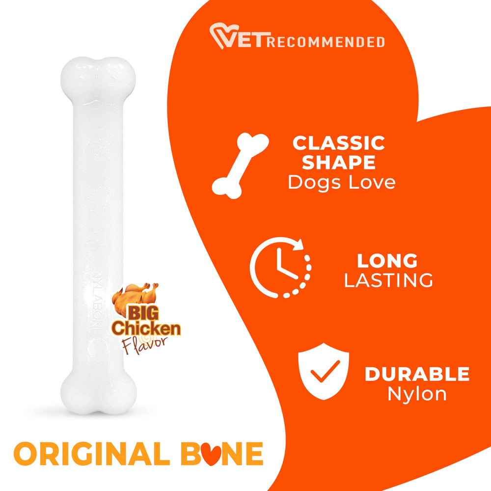 Nylabone Power Chew os saveur poulet infusée – goût persistant pendant la mastication