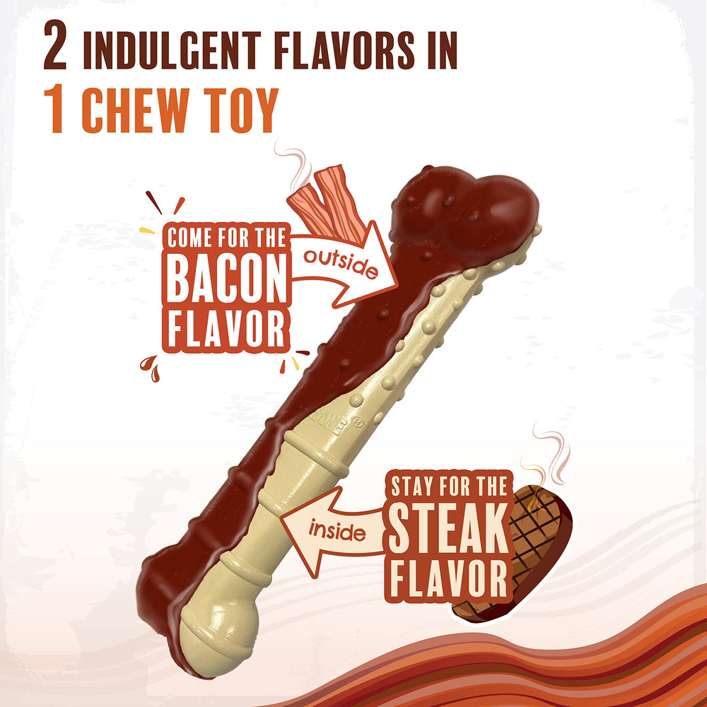 Nylabone Power Chew pour petits chiens jusqu’à 25 lb, sûr et adapté.