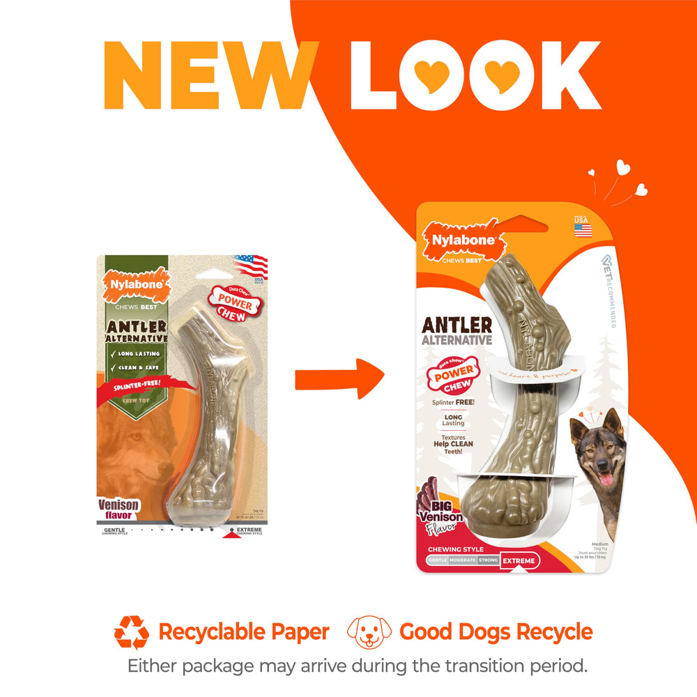 Jouet Nylabone Power Chew saveur venison pour mâcheurs.