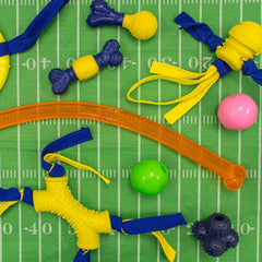 Nylabone Power Play Crazy Ball possède une texture anti-glisse pour une prise sécurisée.