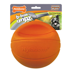 Nylabone Power Play Gripz : balle caoutchouc durable parfaite pour des jeux robustes.