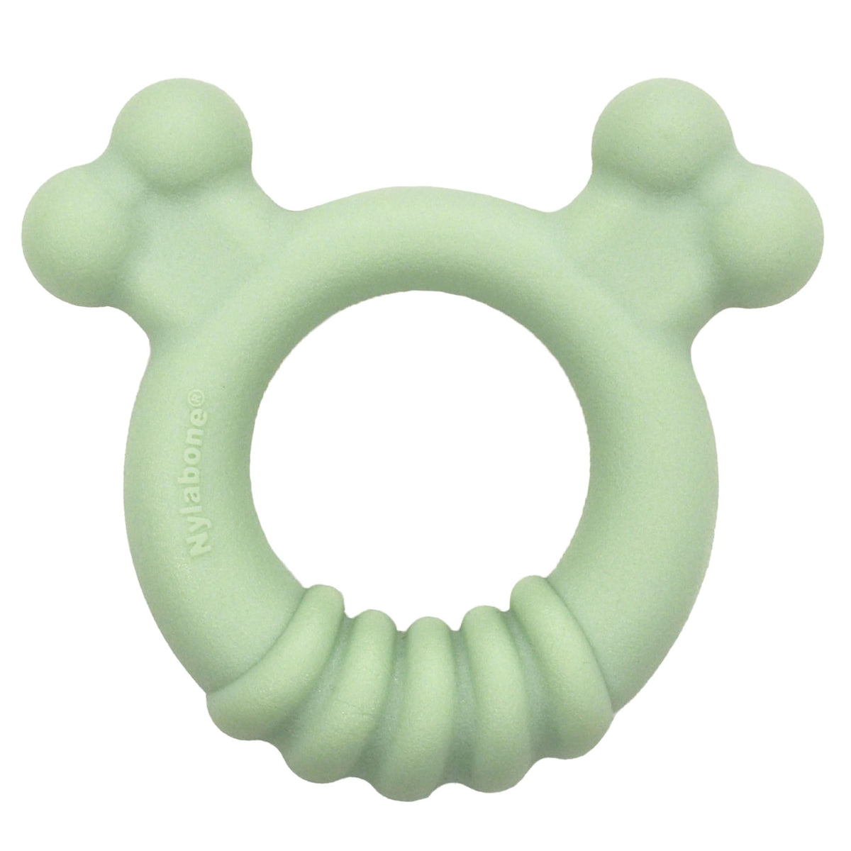 Jouet Nylabone Sensory: anneau dentition poulet pour chiots jusqu’à 25 lb, soutient les dents.