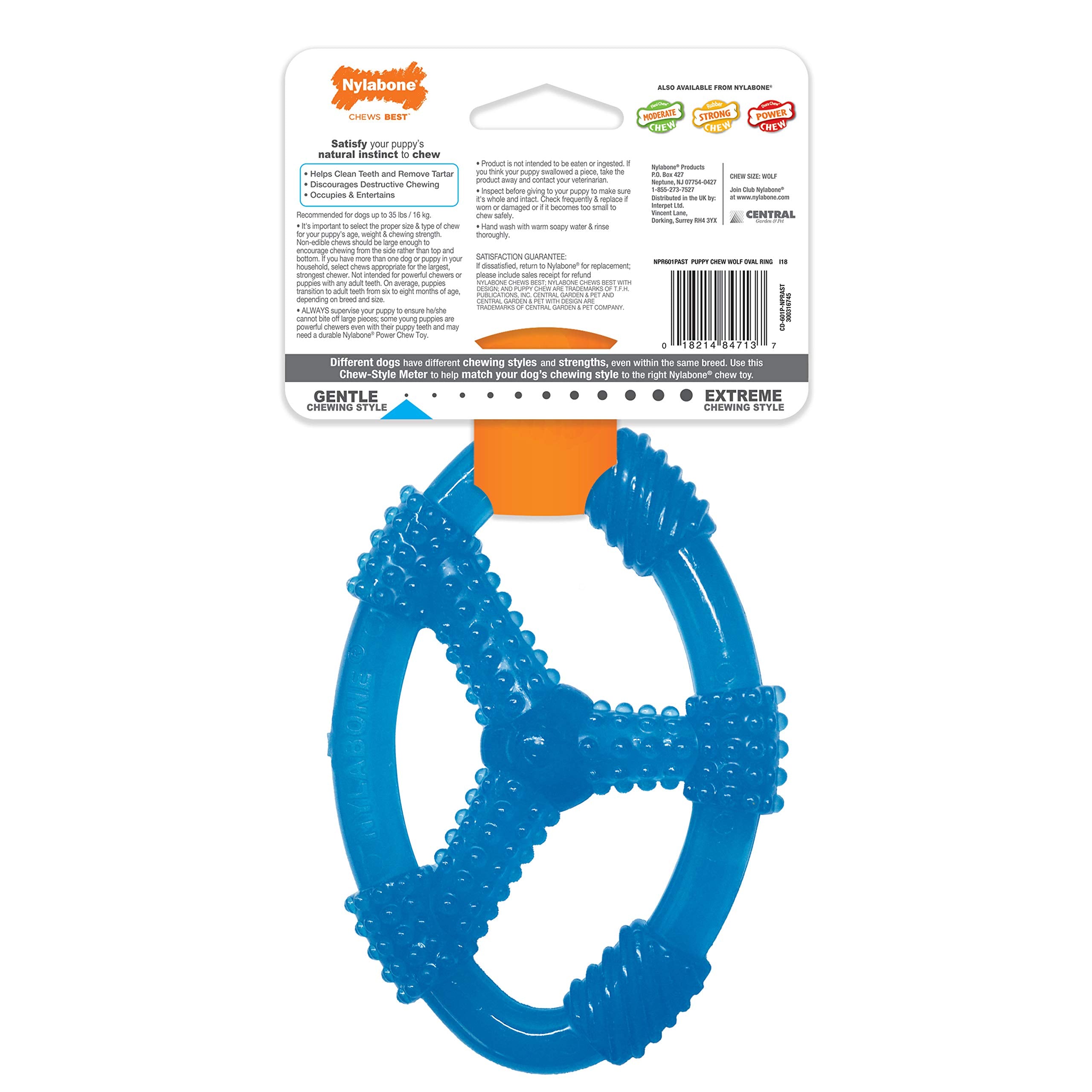 Nylabone Spin Tug & Play: choix fiable de la marque pour chiots en croissance.
