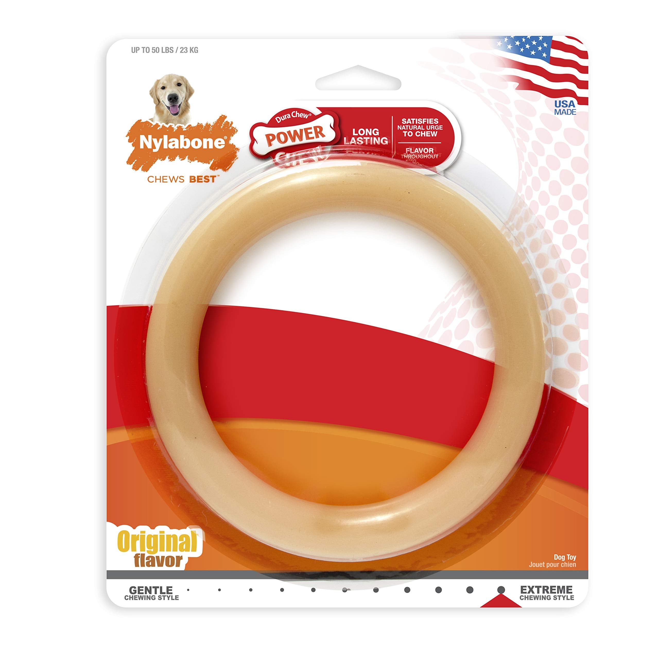 Nylabone Textures de Dentition pour Santé Dentaire: reliefs qui soutiennent le nettoyage.