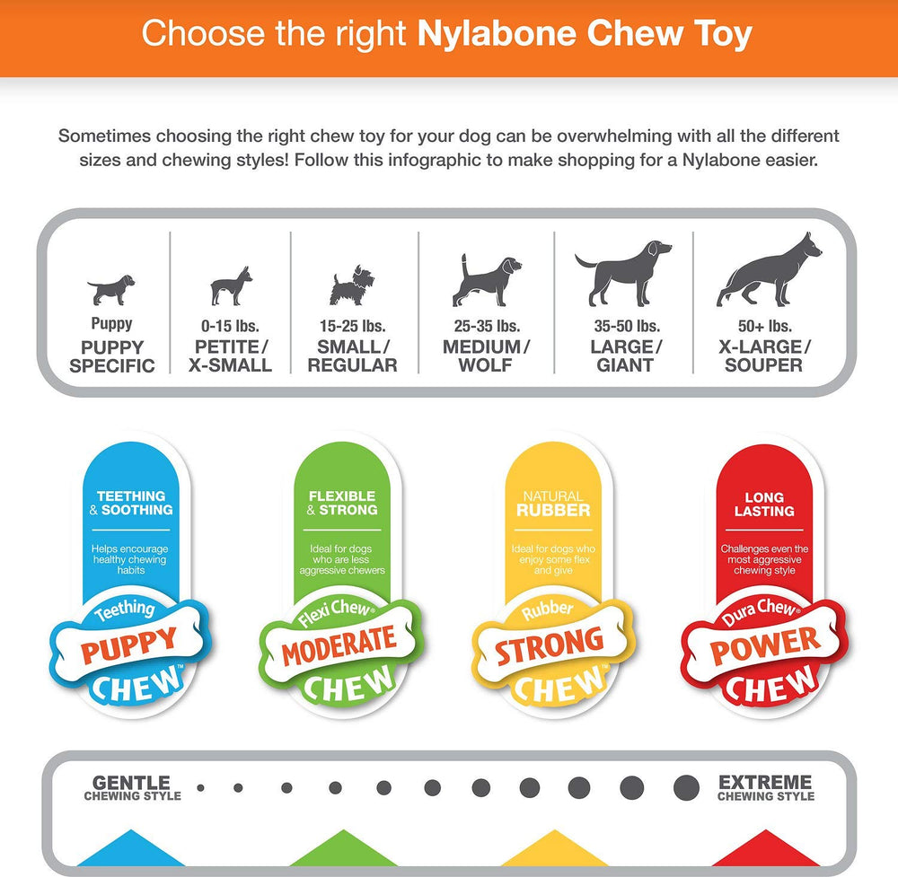 TFH Fun N Fit Flex Oval RNG MD de Nylabone, action rotation pour détourner les mâchonnages destructeurs