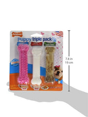 Nylabone Puppy: jouet-texture poulet — textures variées pour stimulation mentale et physique
