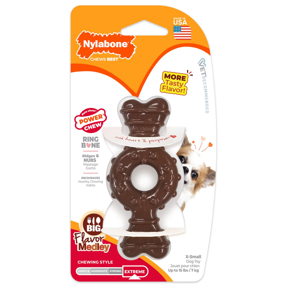 Nylabone Ring Bone Power Chew, conseils d’utilisation et surveillance