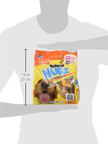 Nylabonee Natural Nubz, chien en action lors de la mastication et du jeu