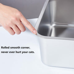 Nyutu boîte inox-anti-odeur aide à maintenir un espace propre.
