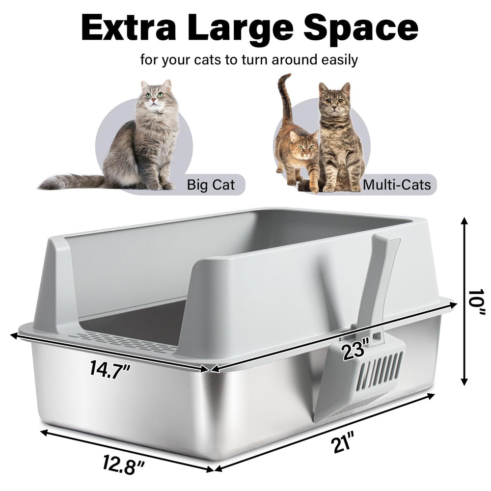 Nyutu XL capacité 20 lb, adaptée pour des chats lourds jusqu'à 20 lb.
