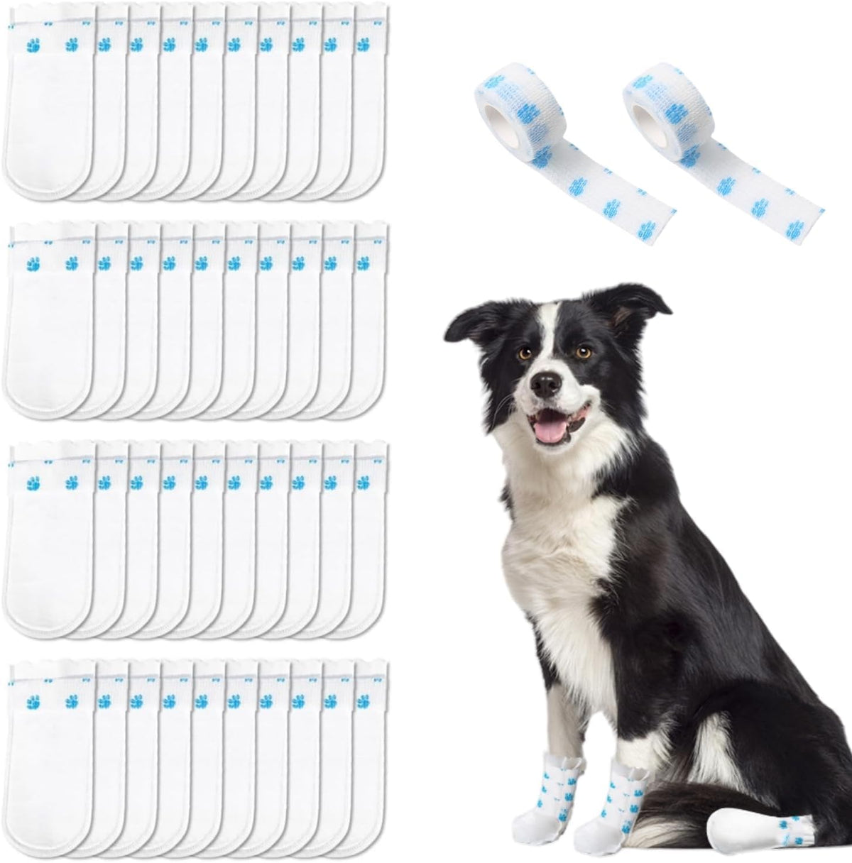 Nyxxz bottes jetables pour pattes de chien et chat, grande taille, confort.