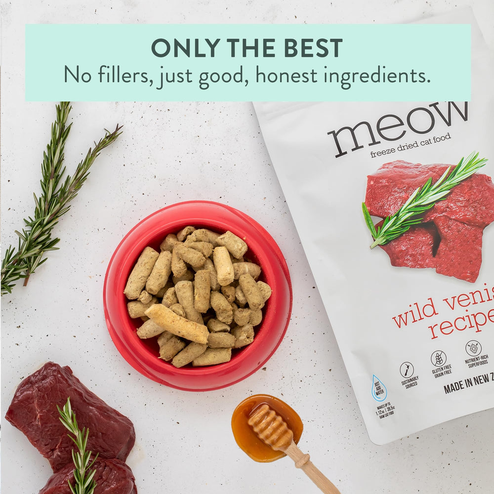 Tripe d'agneau The New Zealand Natural Pet Food Co Meow, riche en enzymes digestives.