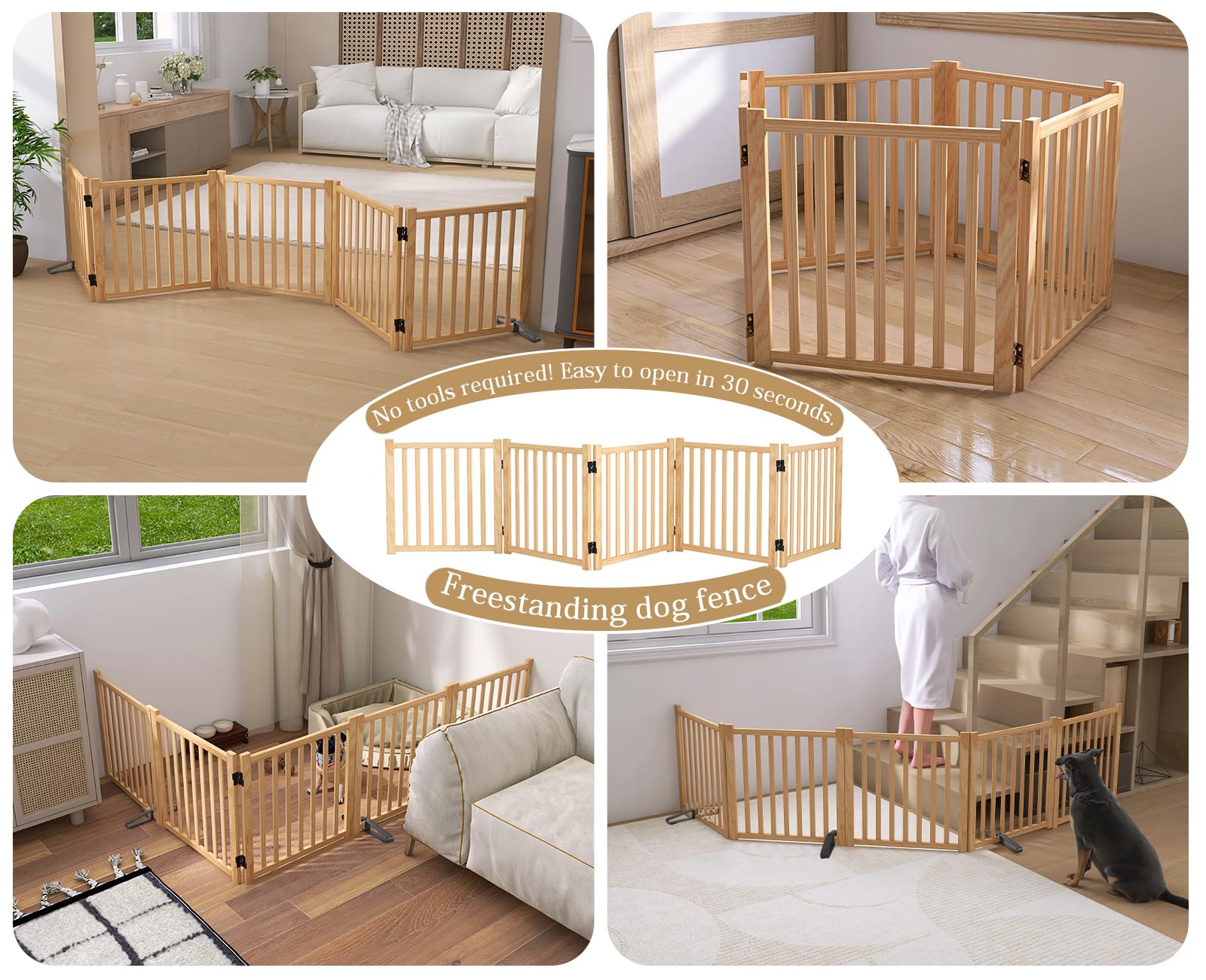 Bois pin naturel et durable Oapety sans odeur irritante.