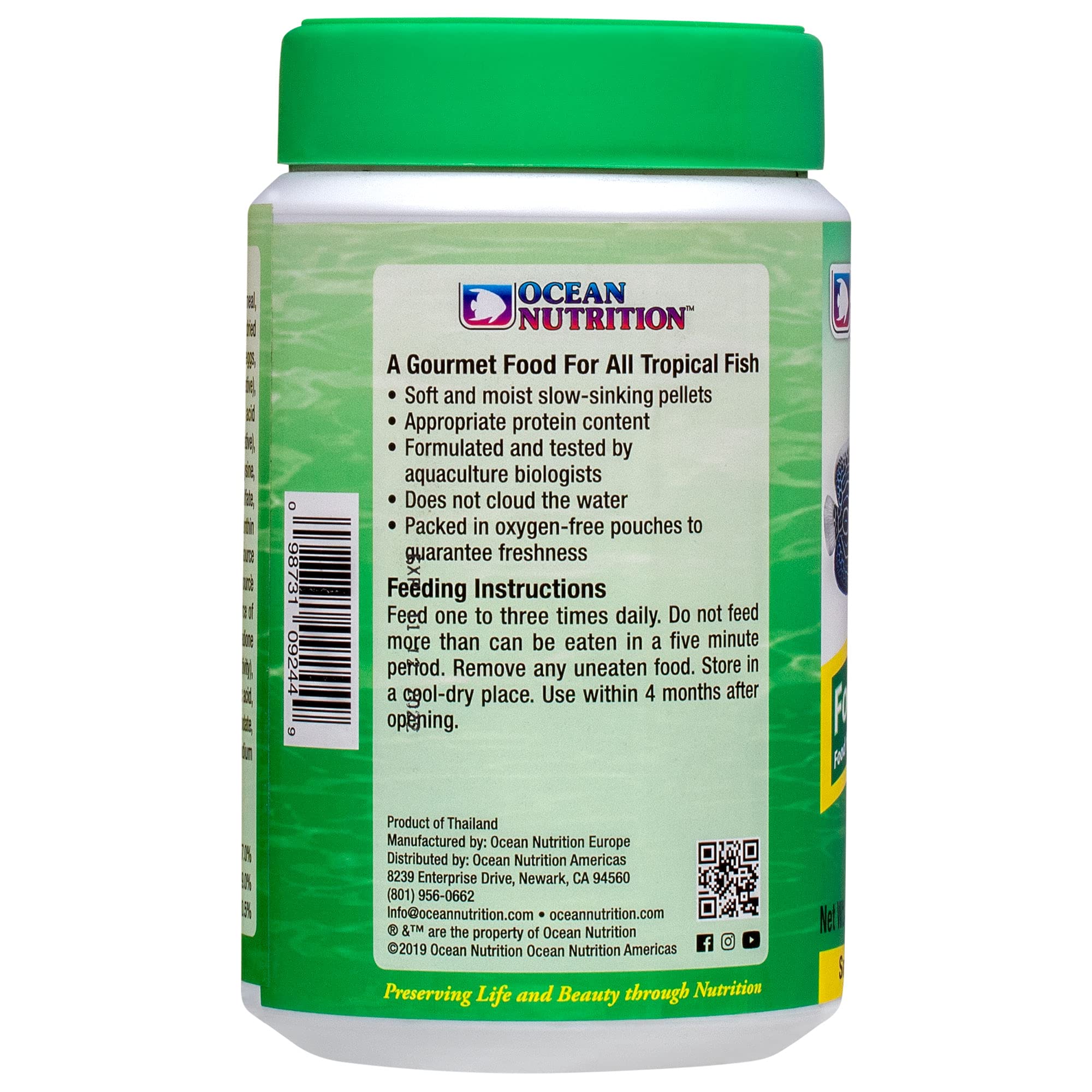 Ocean Nutrition Formula Two Pellets, couleurs vives chez les poissons grâce à la nutrition.