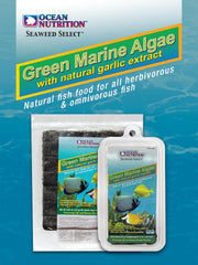 Ocean Nutrition Algues vertes, texture ferme prisée par poissons herbivores.