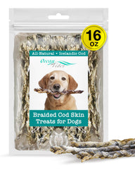 Ocean Tides peau morue tresse pour pelage brillant et sain