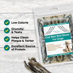 Tranches morue sauvage Ocean Tides – croquantes et savoureuses pour chiens et chats.