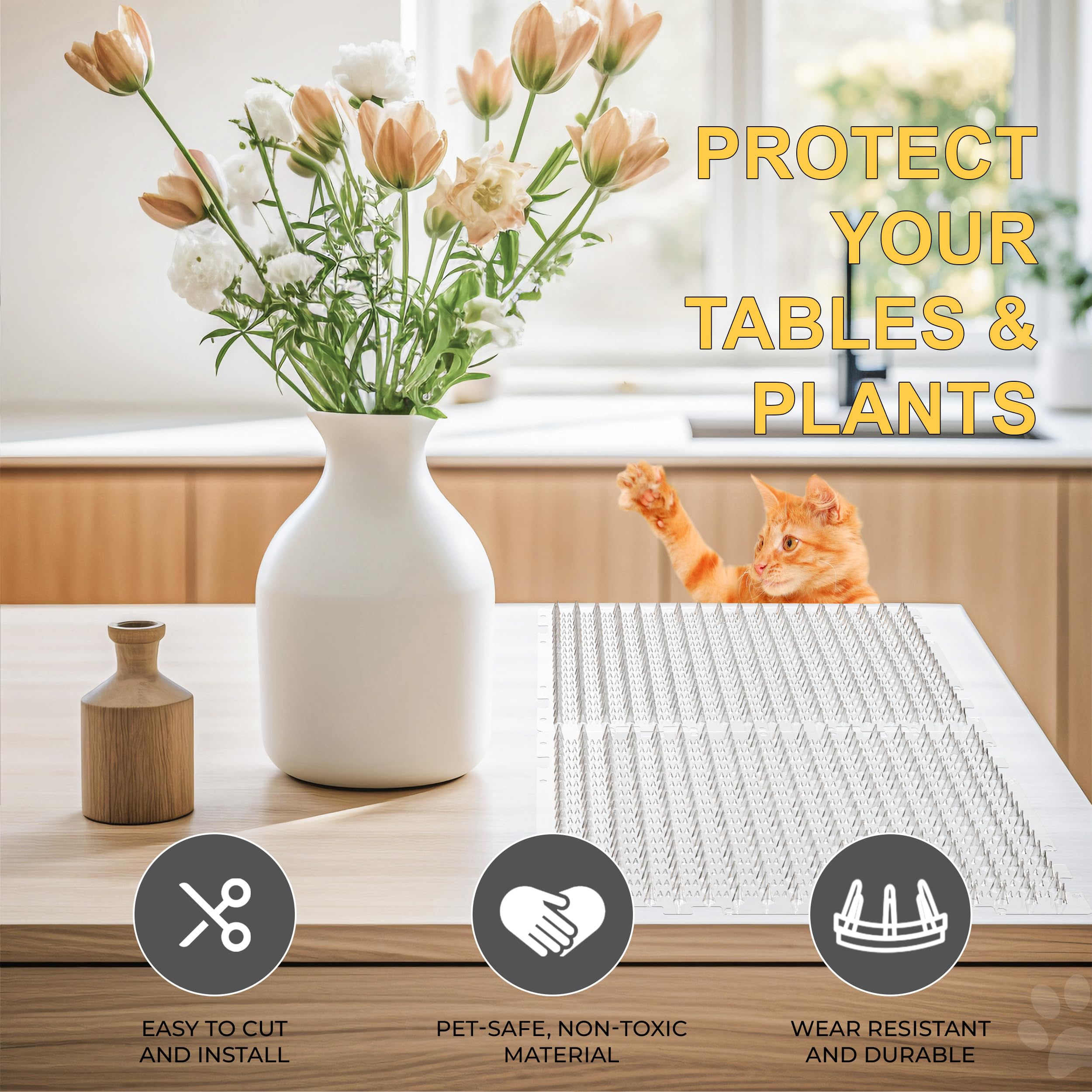 OCEANPAX Scat Mat utilisation intérieur extérieur: protection polyvalente des meubles et jardins