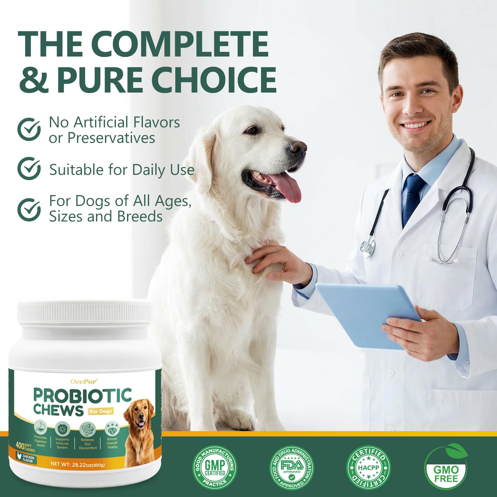 OcePor – soutien digestif et immunitaire chez le chien