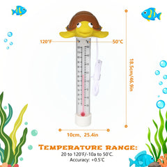 ODJSY thermometre flottant durable et incassable pour une surveillance fiable