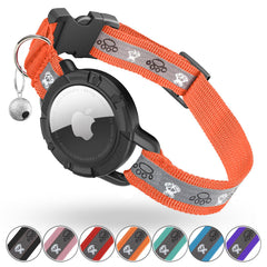 Odokele Collier AirTag pour chat orange XS, aperçu du design confortable.