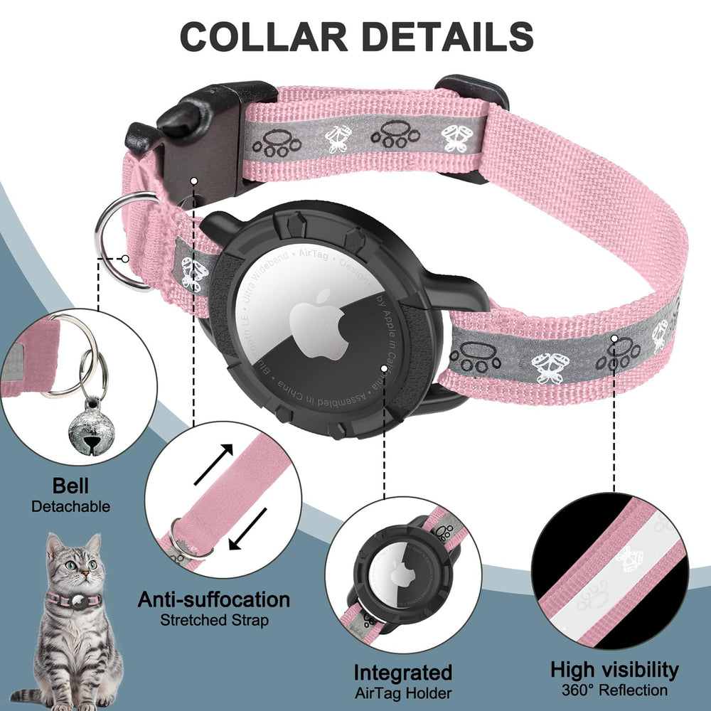 Collier Odokele avec cloche détachable, son discret lors des sorties.