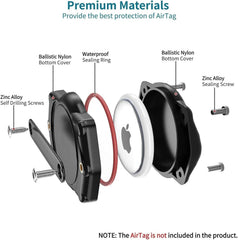Odokele porte AirTag compatible collier, installation facile.