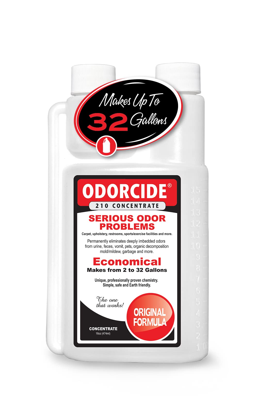 Odorcide : bouteille de concentré prête à traiter diverses odeurs