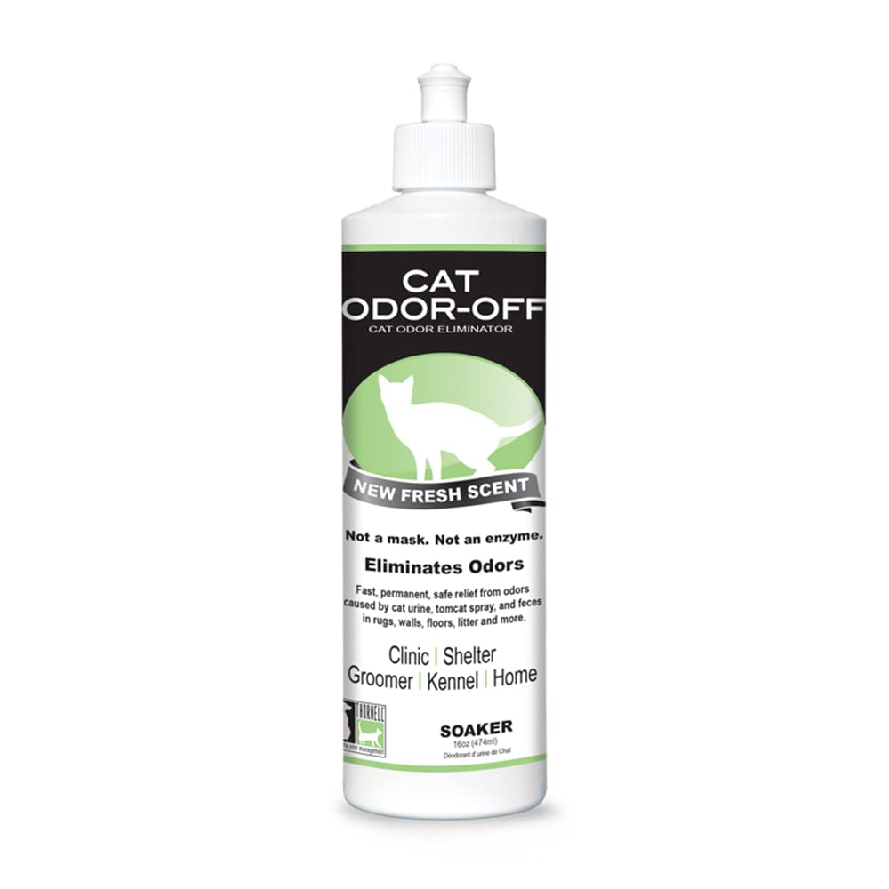 Odorcide Thornell Cat Odor-Off : flacon prêt à l’emploi pour neutraliser l’urine de chat.
