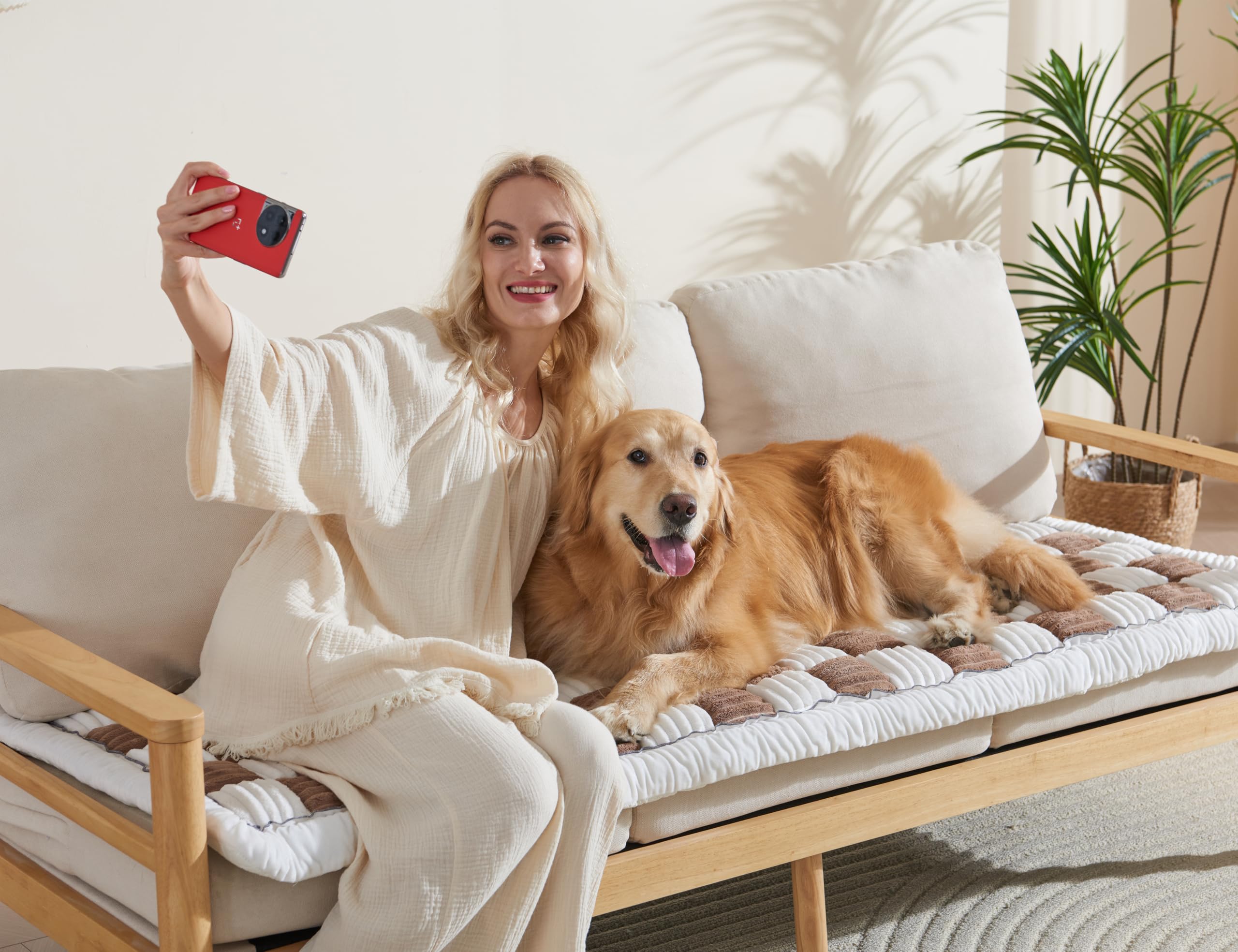 ODreamyDogs polyvalente s’utilise aussi comme coussin de fenêtre ou tapis.