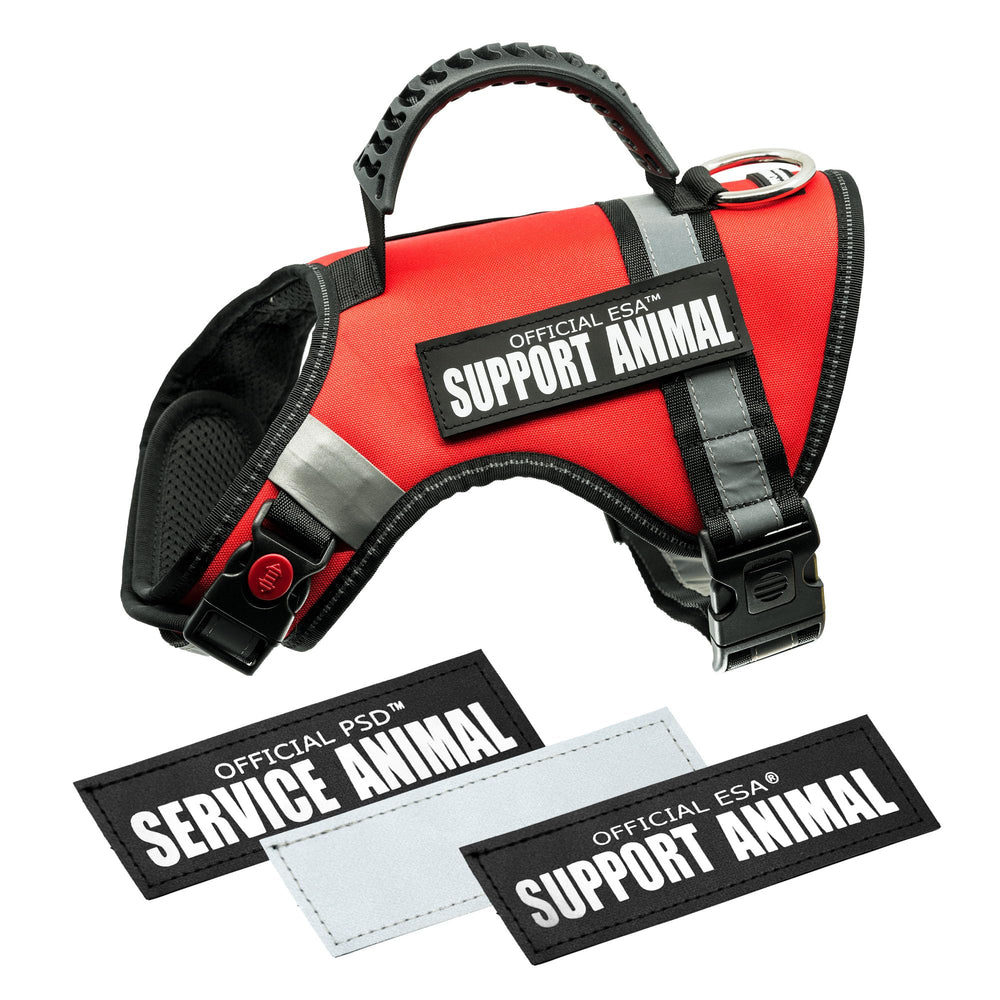 Official ESA Support Pets harnais chien XXSmall vue avant, identification rapide