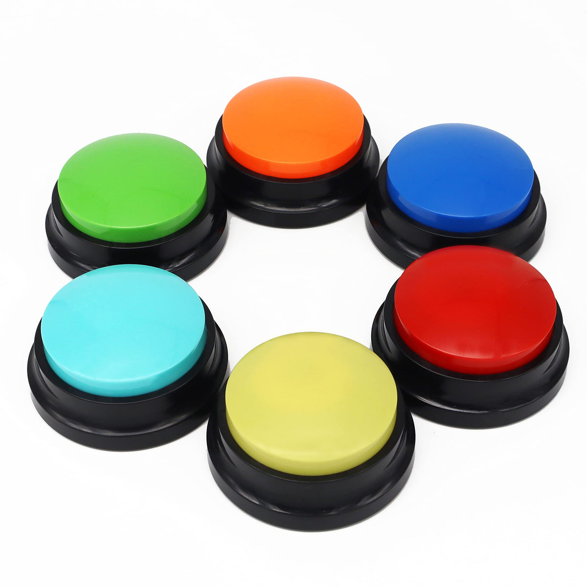 OFVENS bouton-enregistrement 6-pack: outil de communication ludique pour chiens et chats