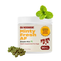 OH NORMAN! bouche-fraiche-chien — friandise dentaire pour haleine plus fraîche.