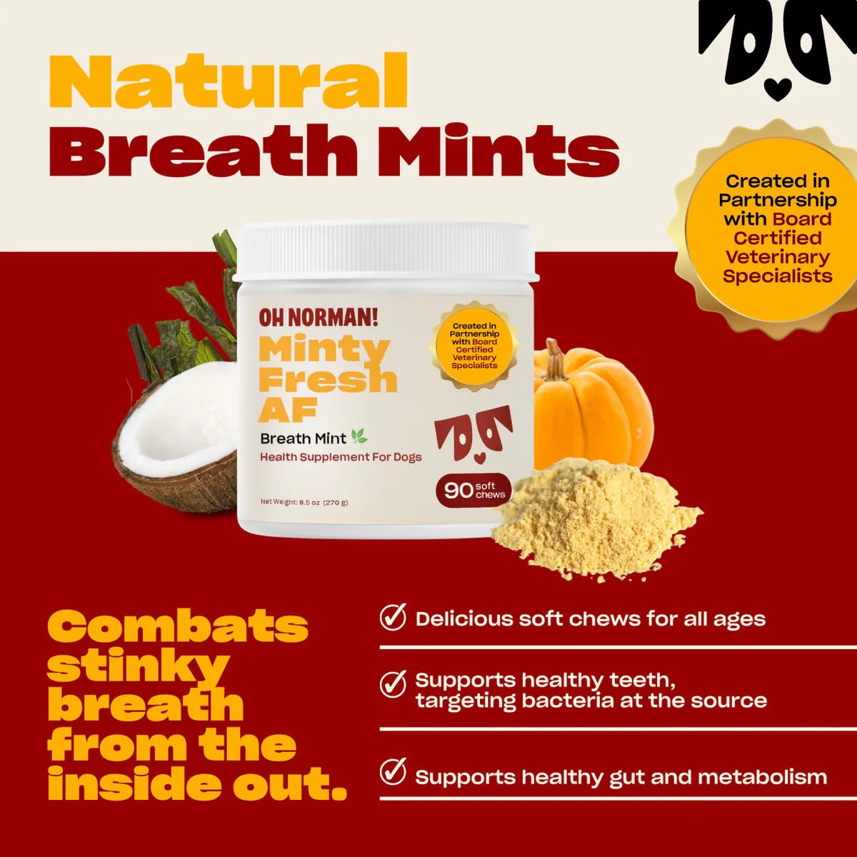 OH NORMAN! sante-digestive-chien — soutien possible pour digestion et haleine.