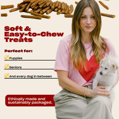 OH NORMAN! texture douce chiot, parfaite pour les séances de jeu et d'apprentissage.