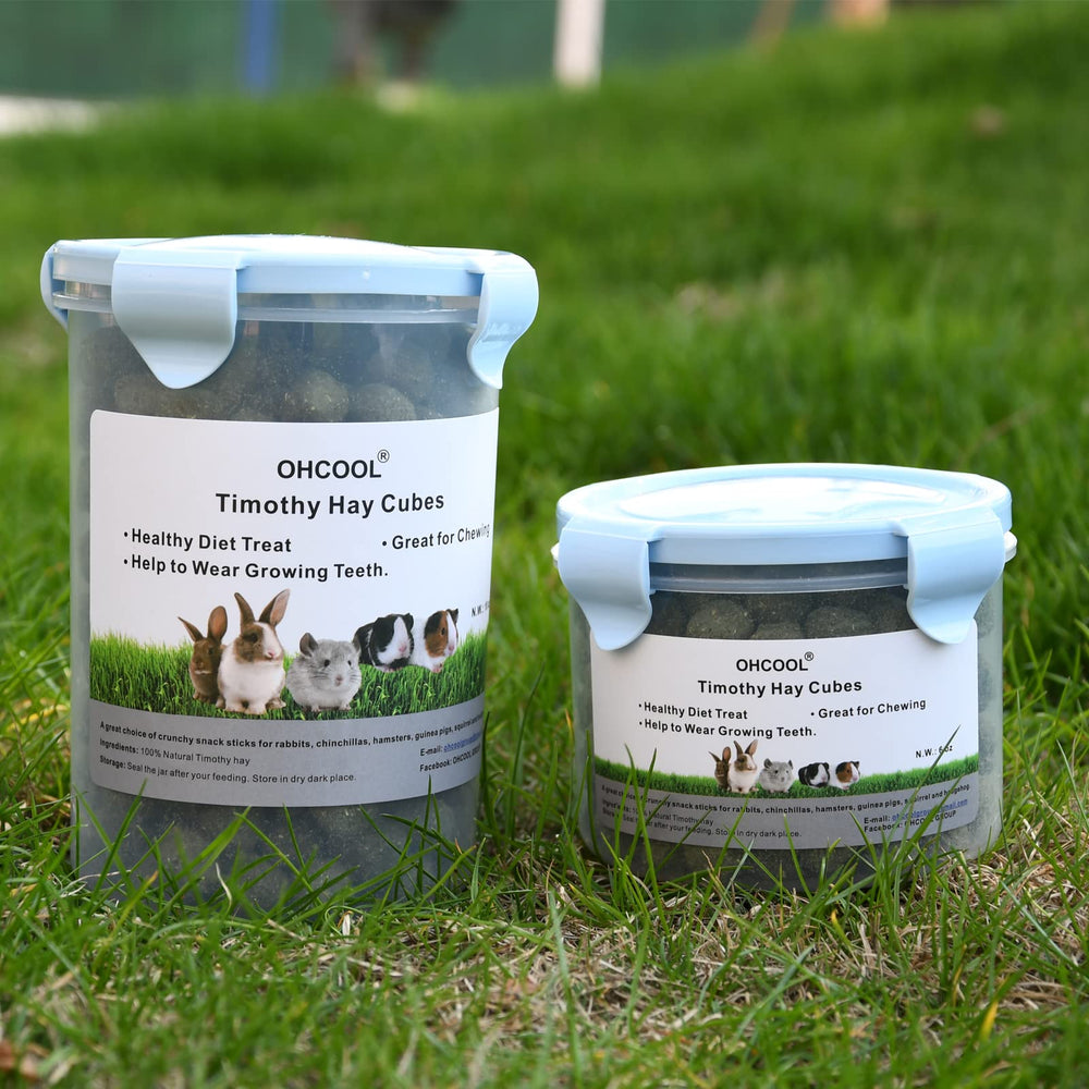 Ohcool Cubes Timothy 6oz – alternative possible en cas d allergie au foin traditionnel.