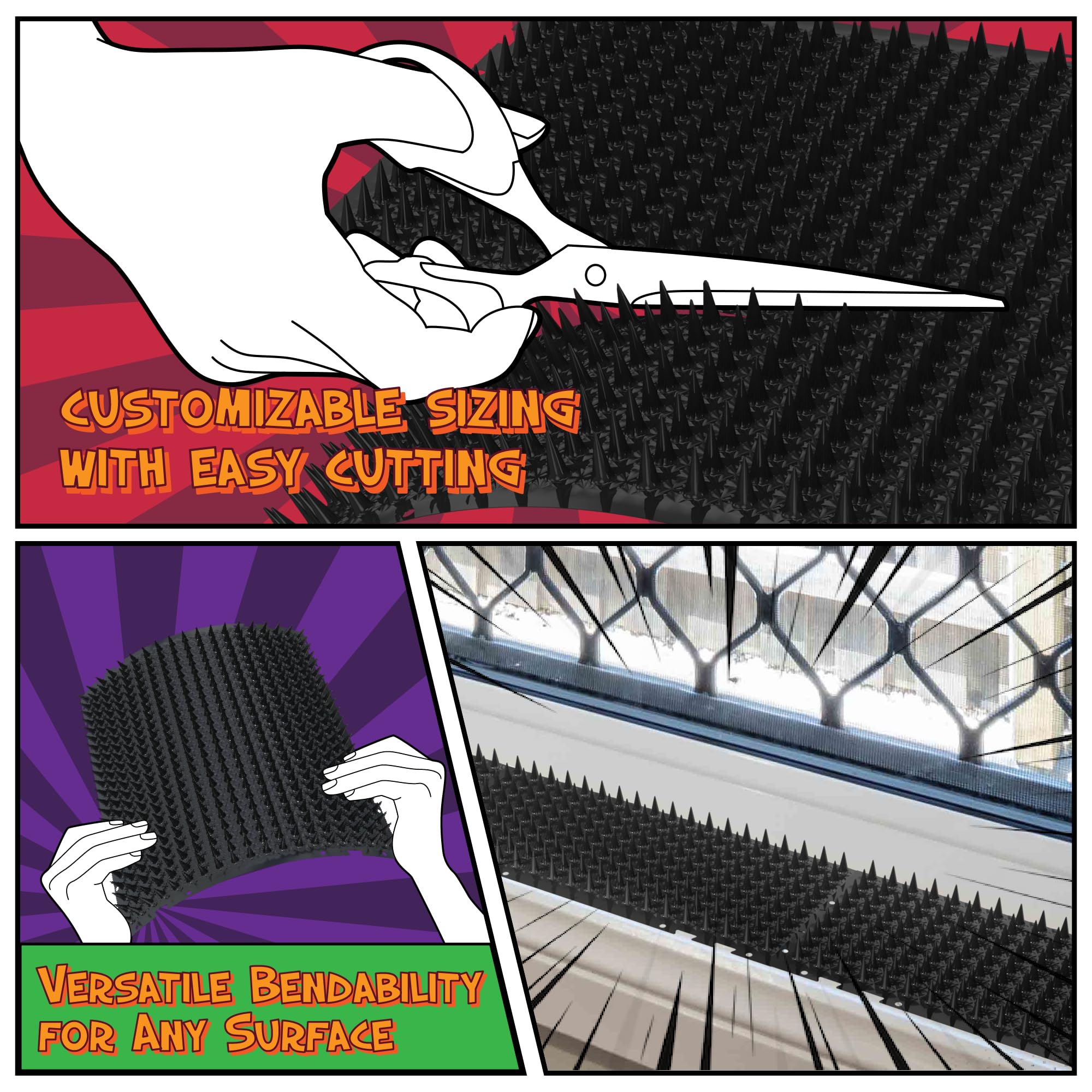 Ohlela couverture 23 pieds carrés: couverture étendue pour zones vastes.
