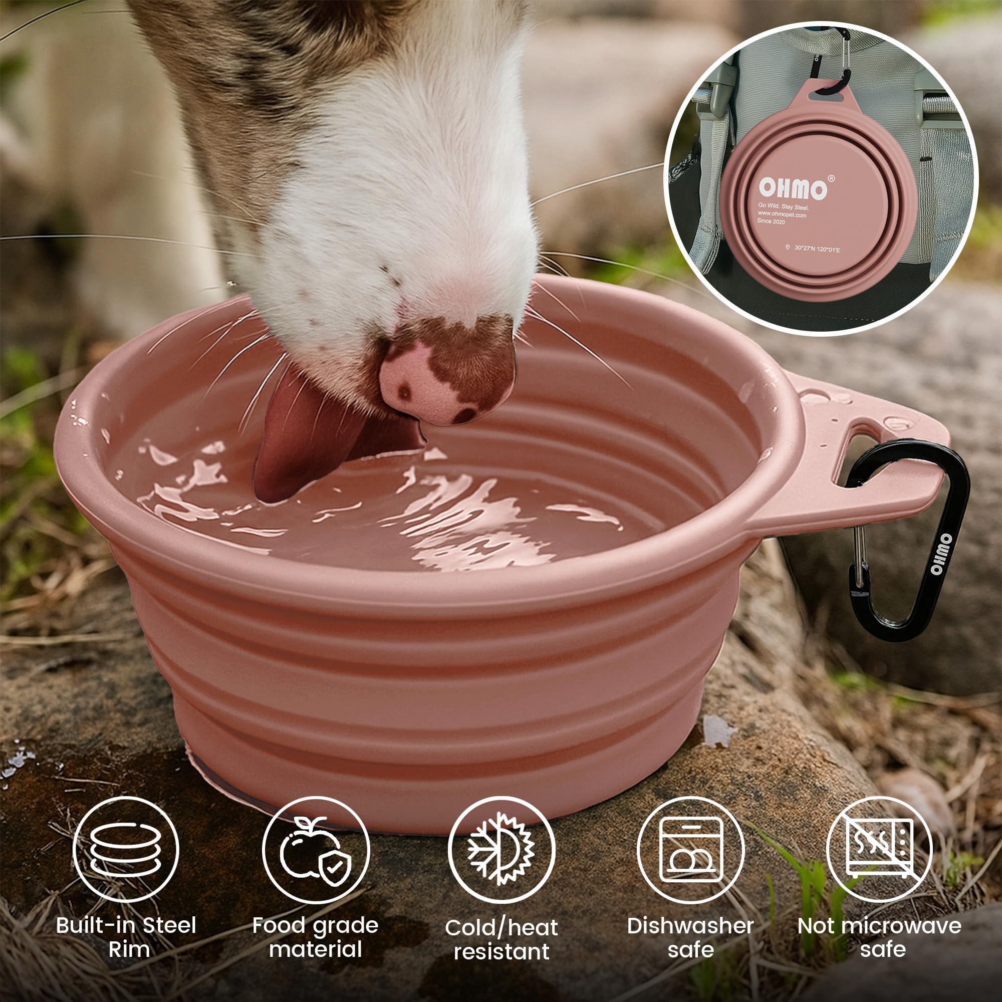OHMO silicone alimentaire sûr, hygiénique et simple à nettoyer.