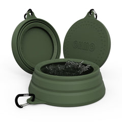 Bol OHMO pliable 34oz pour chien, pratique en voyage.
