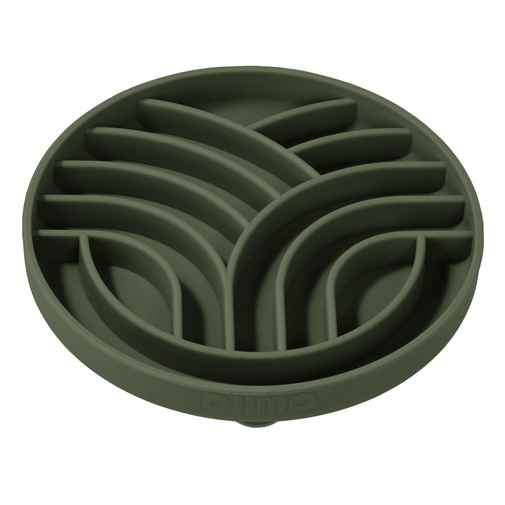 OHMO bol slow feeder Sunrise : rallonge le repas et favorise une dégustation plus lente.