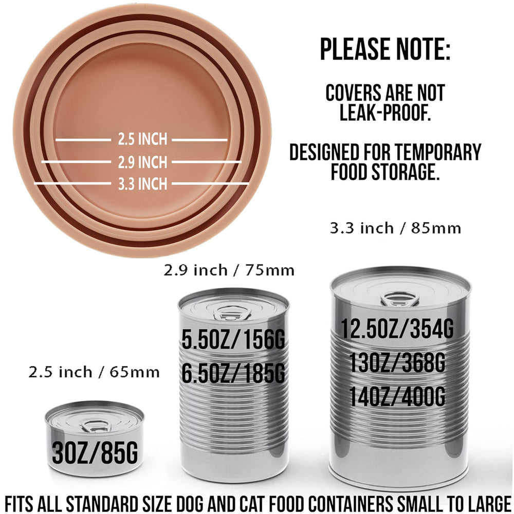 OHMO couvercle universel pour boîtes nourriture chat, durables et hygiéniques.