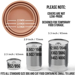 OHMO couvercle universel pour boîtes nourriture chat, durables et hygiéniques.