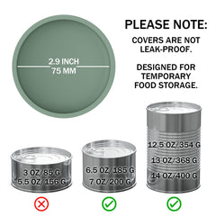OHMO couvercles silicone vert clair, fermeture pratique et étanche.