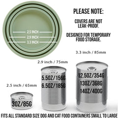 OHMO couvercle universel vert clair en silicone, pratique pour chiens et chats.