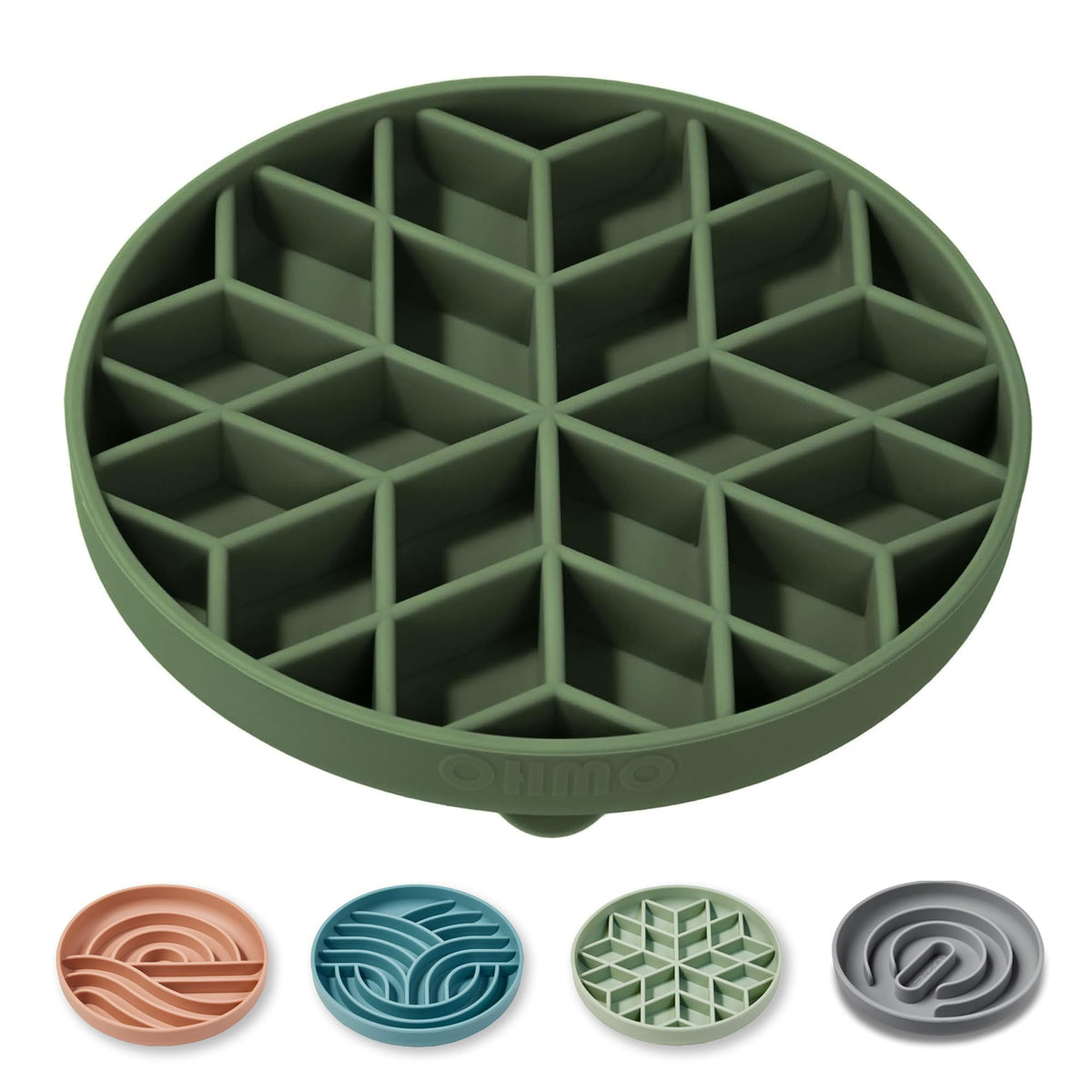 OHMO gamelle lente chien anti-dérapante, stabilité optimale pendant le repas.