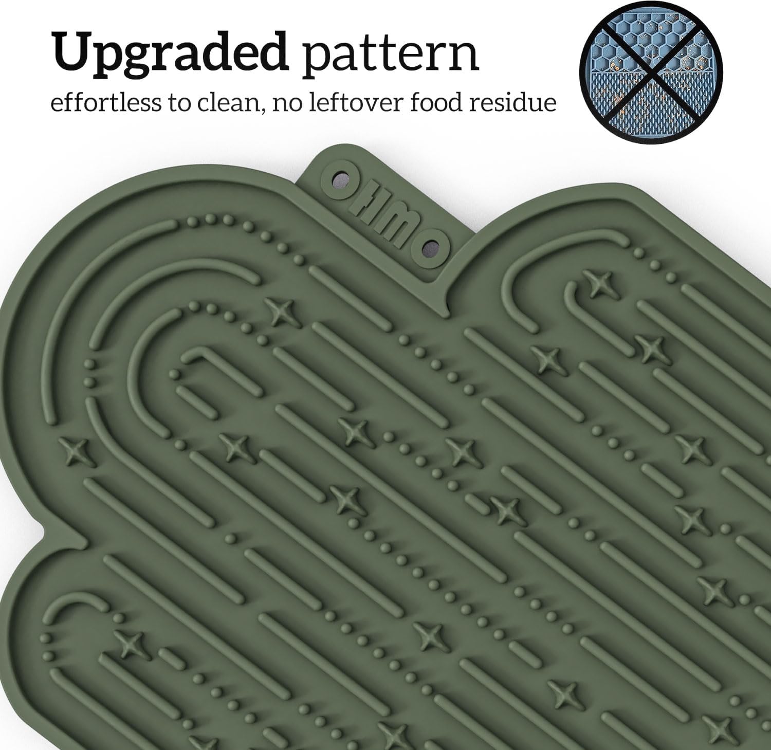 OHMO tapis de léchage de taille 8 x 5 pouces pour animaux.