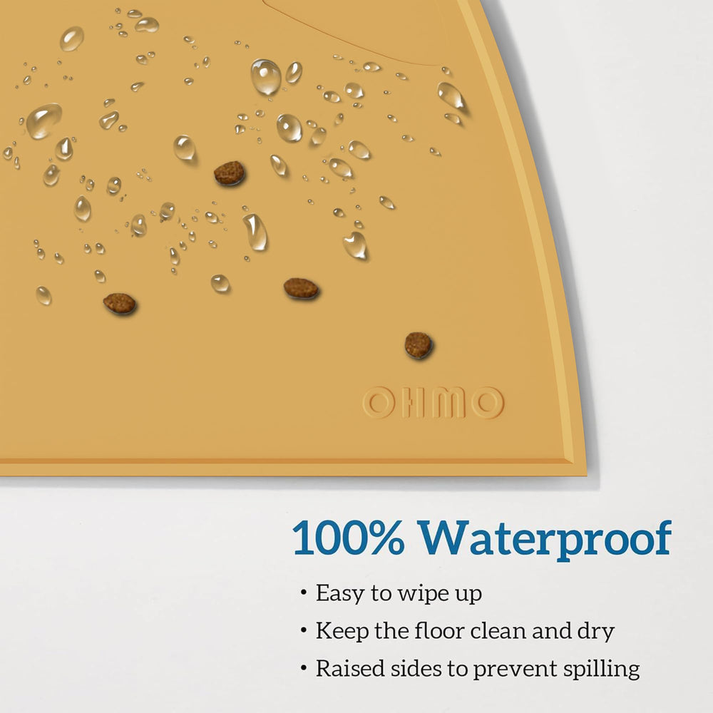 OHMO tapis antidérapant, maintien sûr pour repas de chien et chat.