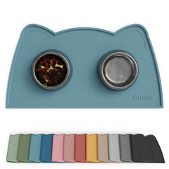 OHMO tapis alimentation chat en silicone anti-débordement protège le sol.