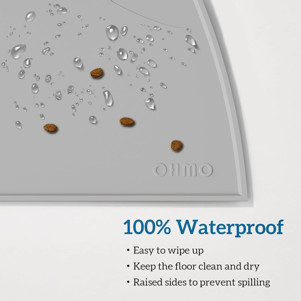 OHMO tapis alimentation chat, nettoyage rapide et entretien simple.